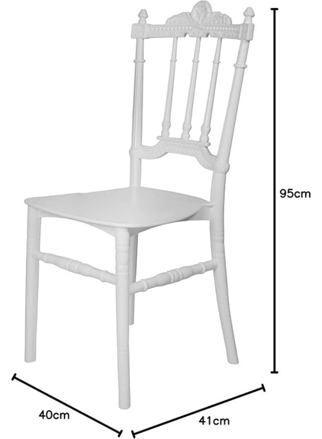 خورشيد للبلاستيك كرسي أفراح أبيض من خورشيد بلاست للبلاستيك - Image 3